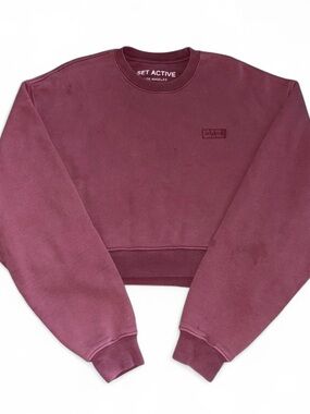 SET Active Cropped Crewneck Sweatshirt